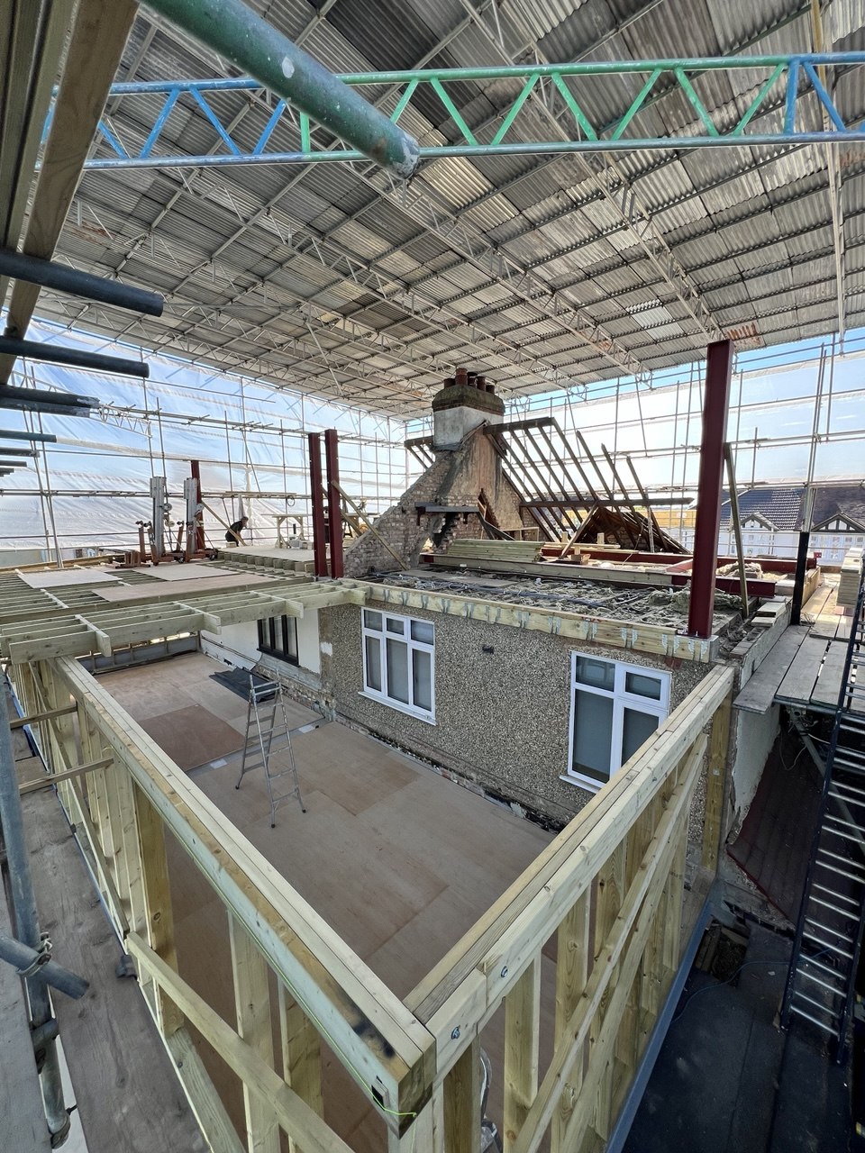 Roof building by Realm Carpentry