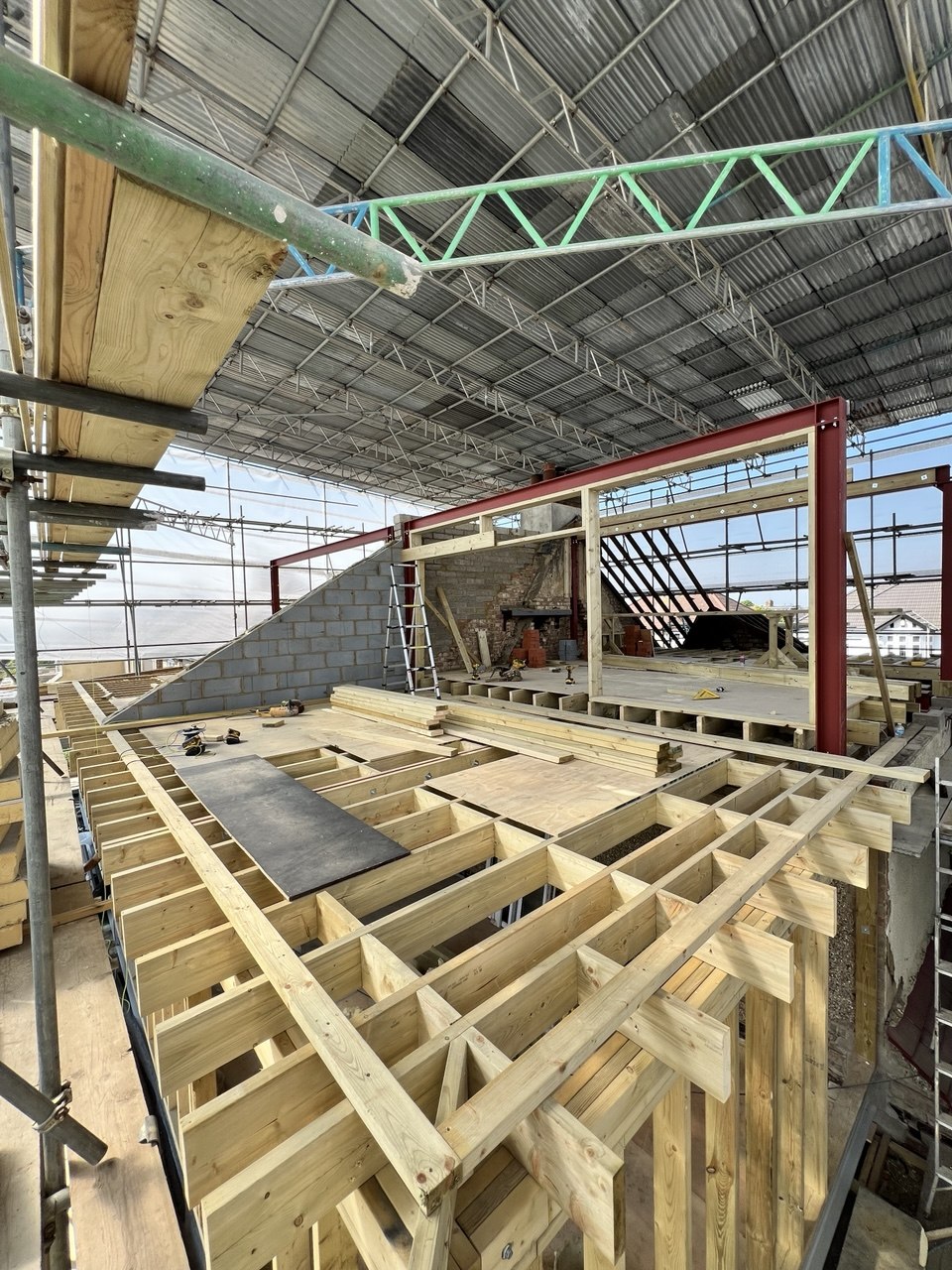Roof building by Realm Carpentry