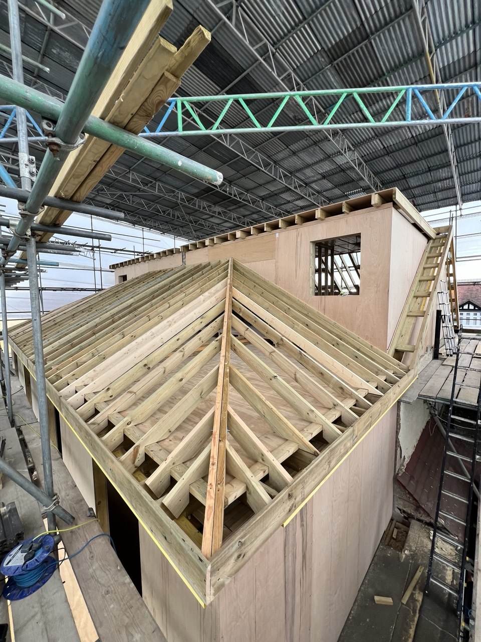 Roof building by Realm Carpentry